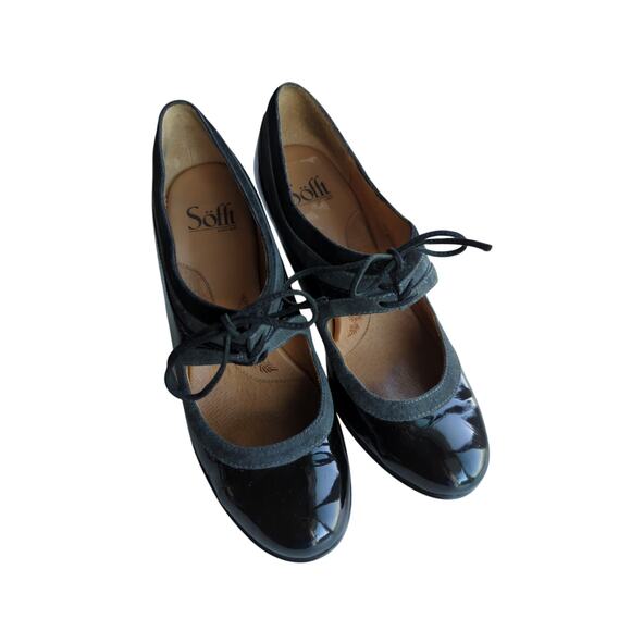 Sofft Fiona Lace Up Mary-Janes - Women's Size 8.5 - Picture 1 of 7